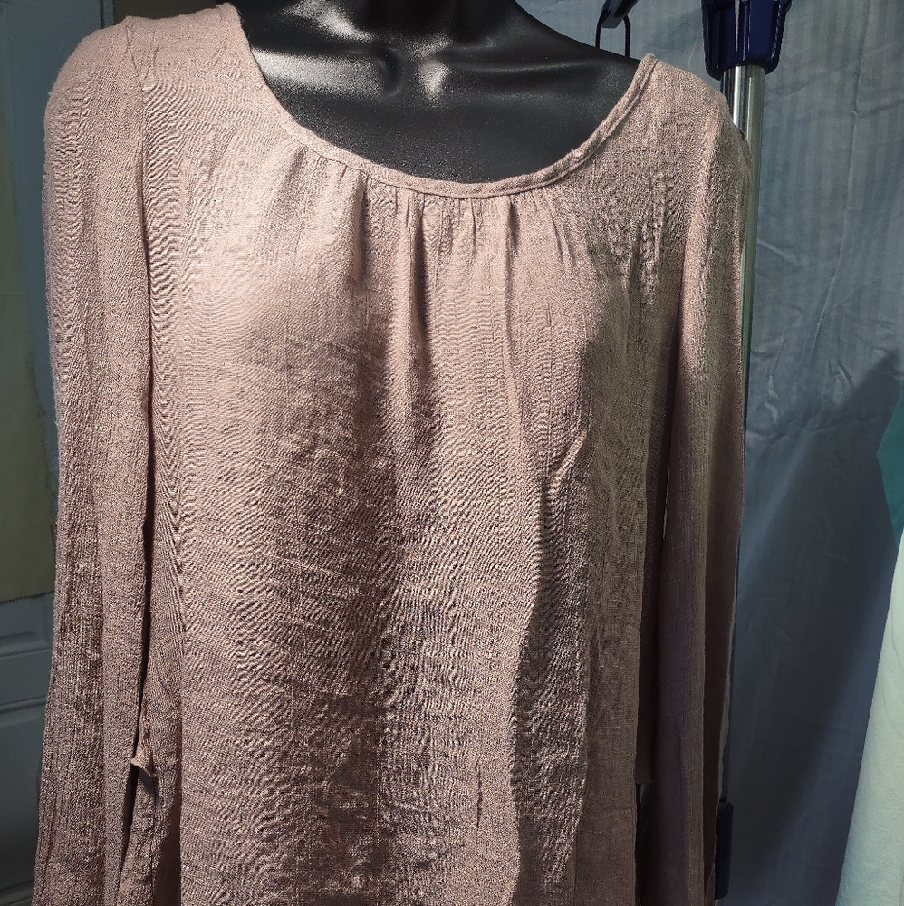 (316) Joelle,M, Cross back Top, Brown